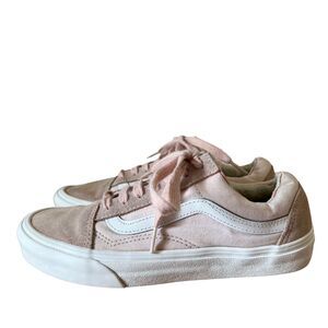 Vans Off The Wall Old Skool Sneakers Shoes Mens Size 6 Women 7.5 Pink